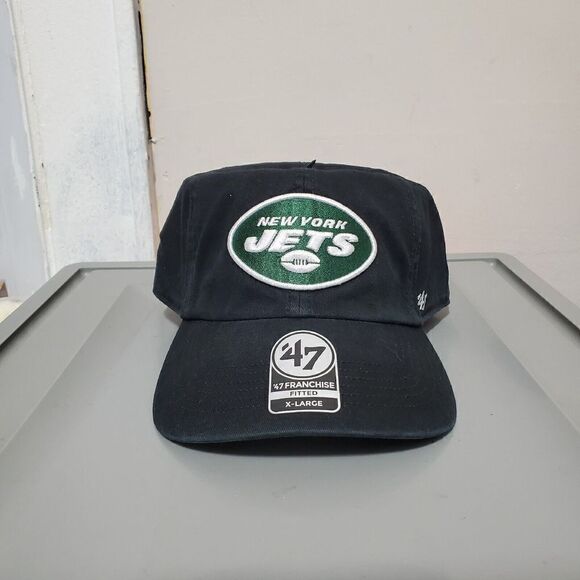 '47 Other - New York Jets '47 Franchise Legacy Mens Sz XL Fitted Cap Hat Black/Green NWT